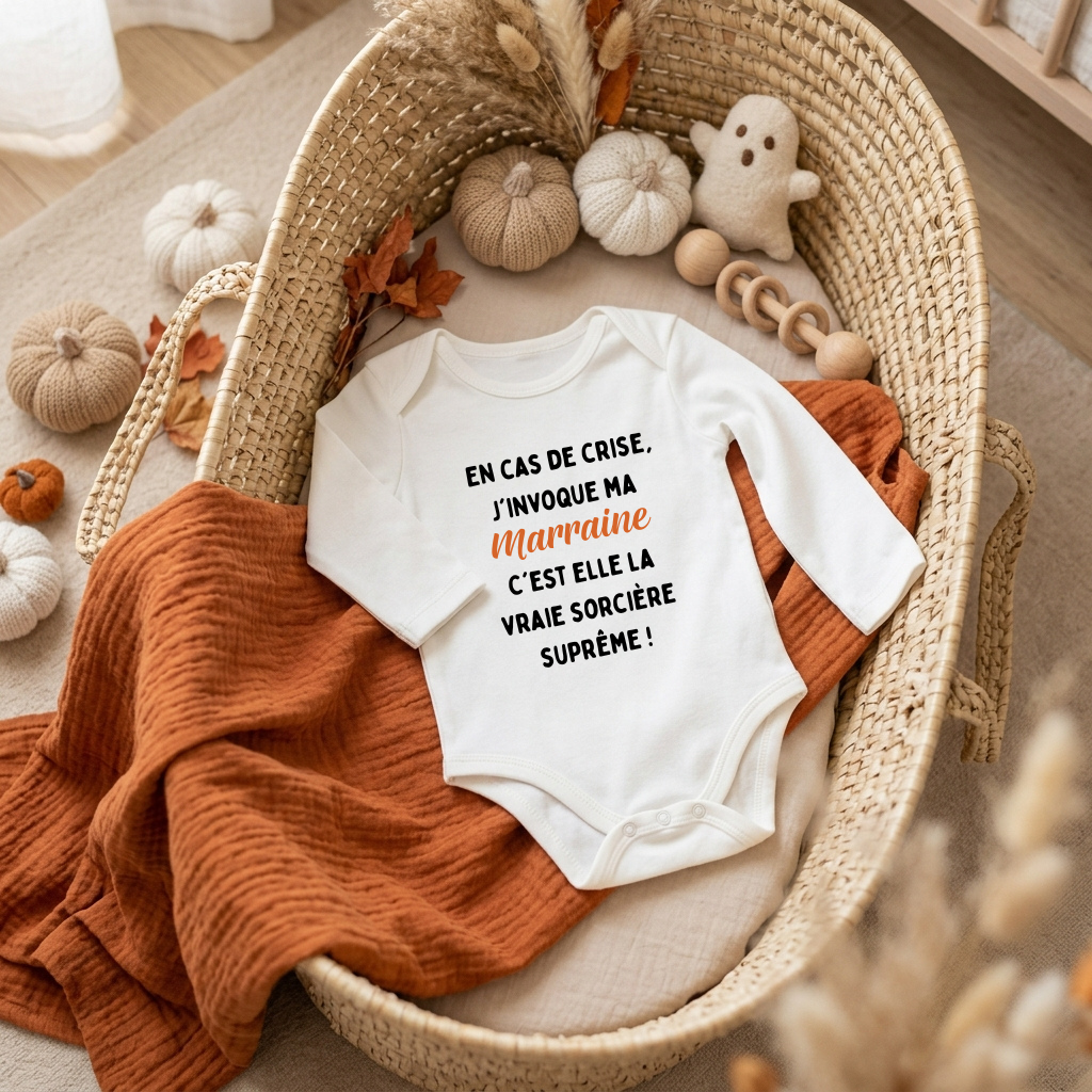 Body Bébé Humoristique – Halloween 🎃 Plusieurs variantes