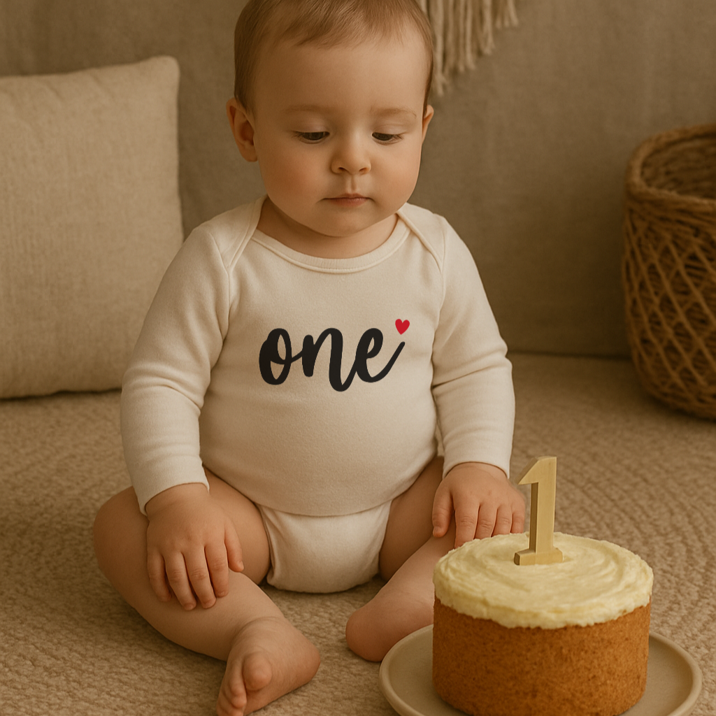Body bébé « 1 an » – Pour célébrer son premier anniversaire !