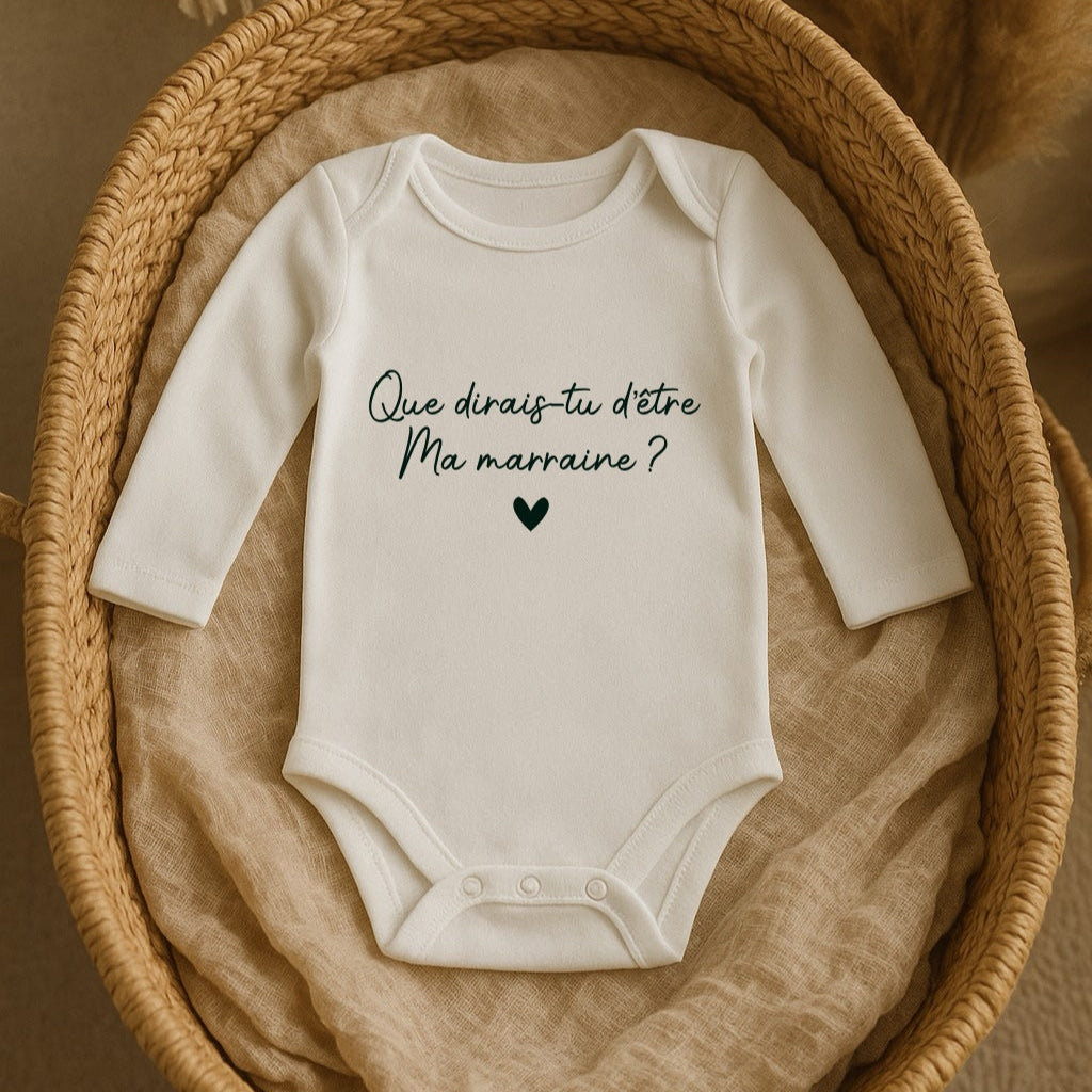 Body personnalisé pour le parrain et la marraine