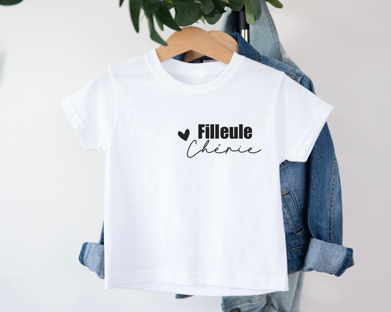 T-shirt « Filleule chérie »