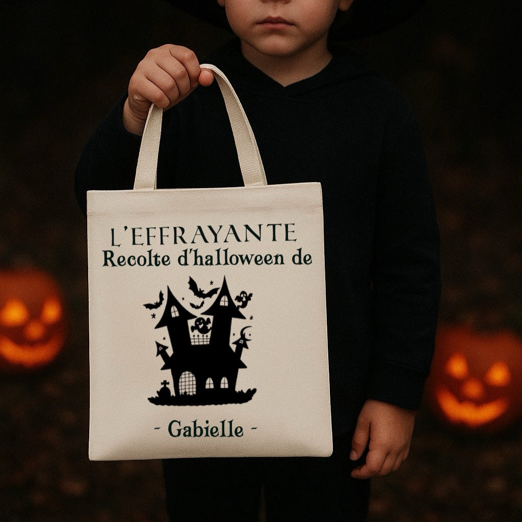 đ Sac PersonnalisĂ© pour la RĂ©colte de Bonbons dâHalloween đŹ