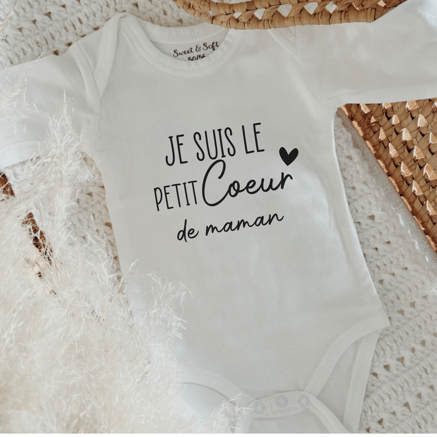 Body « Je suis le petit cœur de maman »