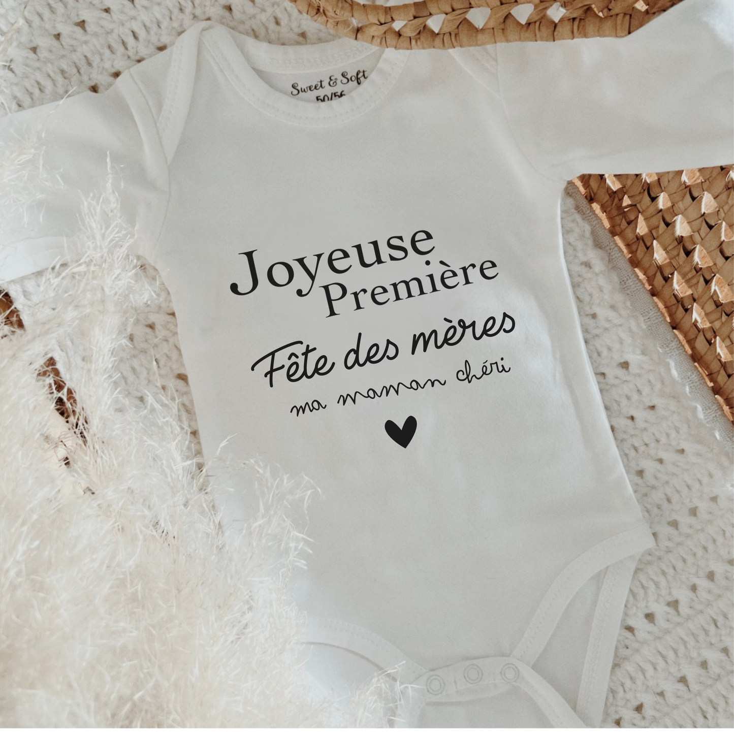 Body « Joyeuse première fête des mères »