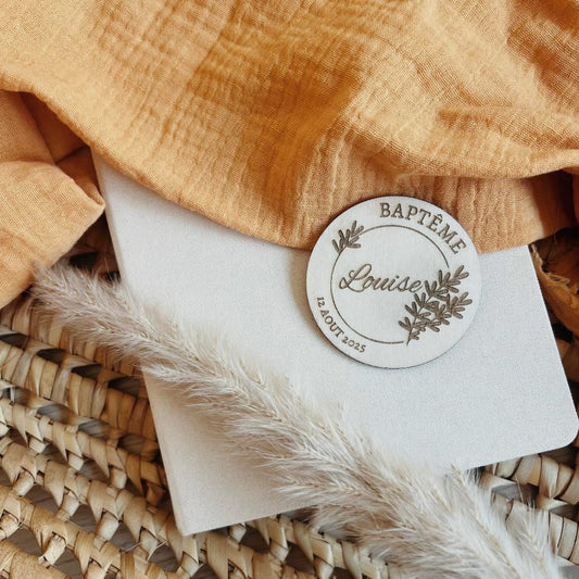 Magnet personnalisée – Souvenir de Baptême
