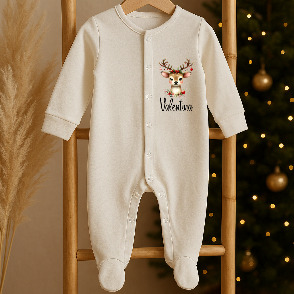 Pyjama de Noël personnalisé avec prénom