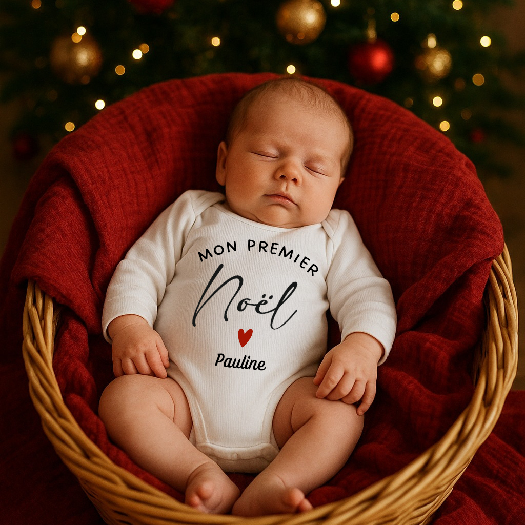 🎅 Body bébé – Mon premier Noël 🎄