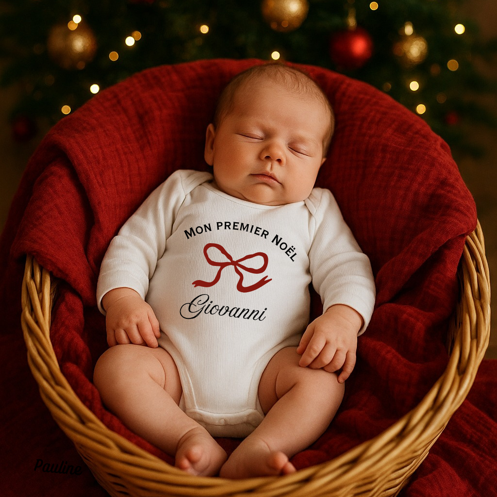🎅 Body bébé – Mon premier Noël 🎄