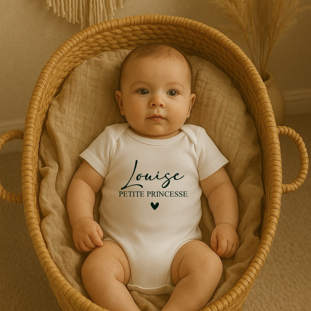 Body personnalisé "Petit prince" ou "Petite princesse"
