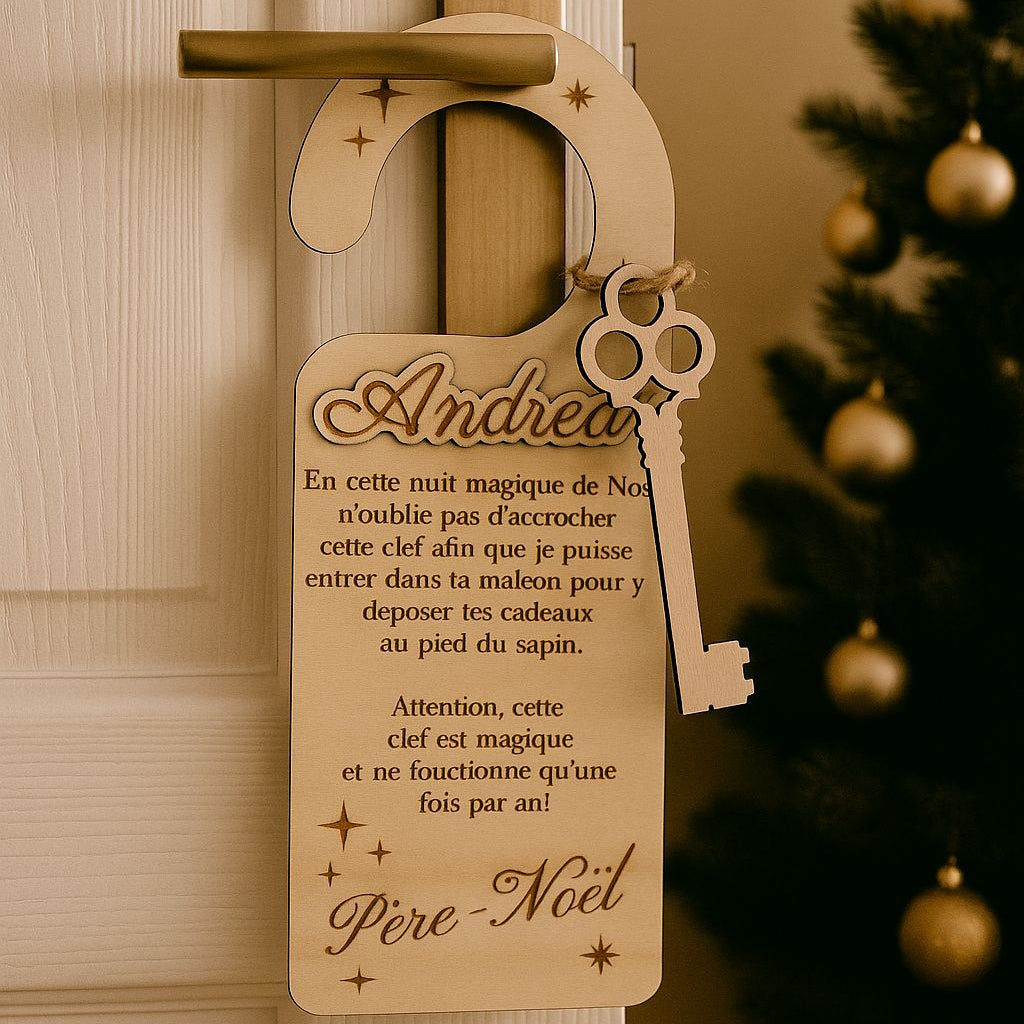 🎄 Accroche-porte de Noël personnalisé – un détail magique pour votre maison ✨